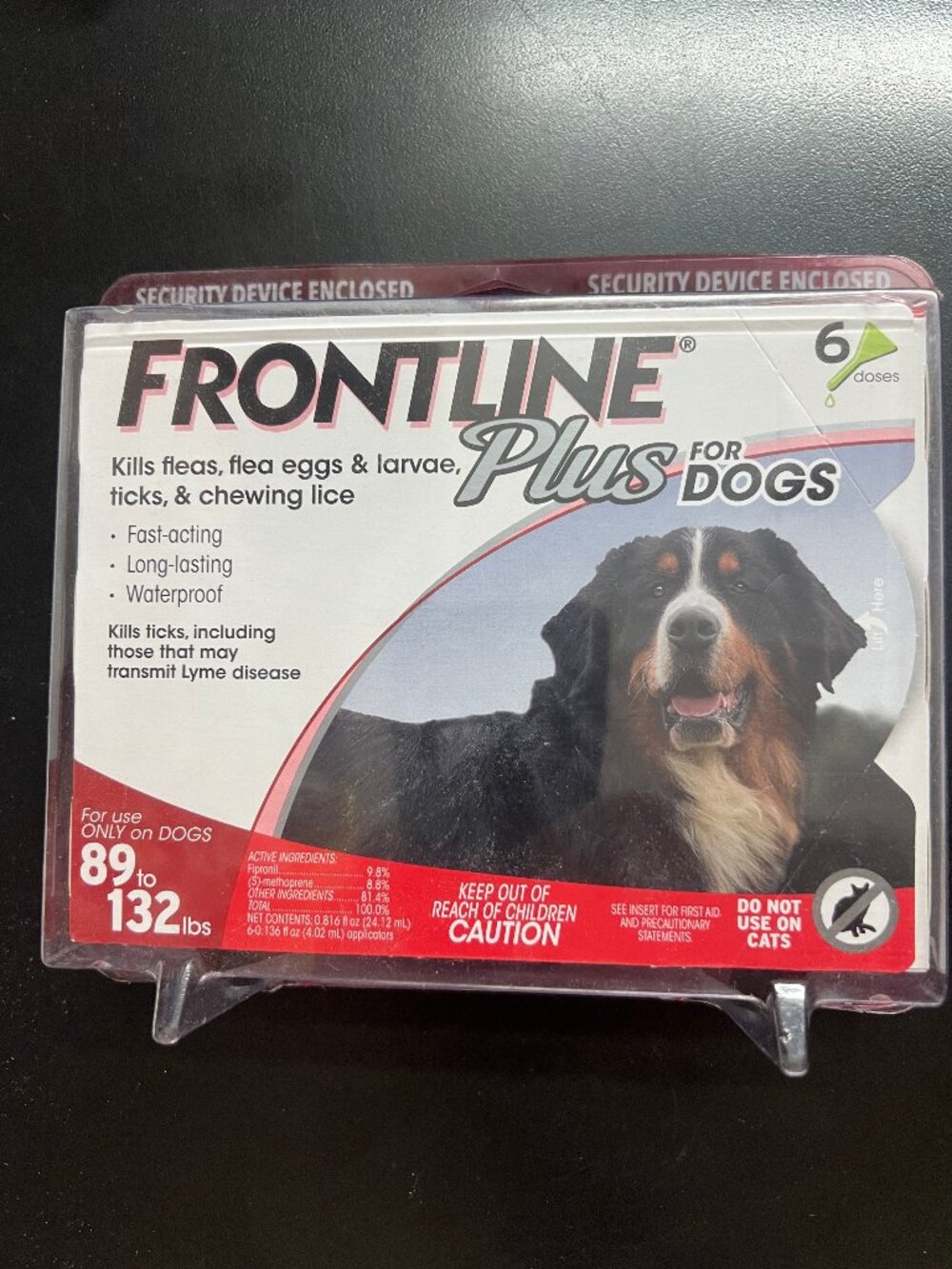 FRONTLINE Plus Flea & Tick Control Dogs 89-132 lbs 6 Doses